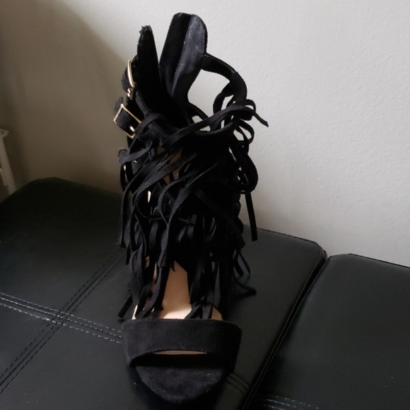 Strappy black stiletto - Picture 3 of 4